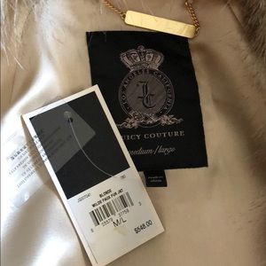 Juicy Couture Blonde Wilde Faux Fur Jacket M/L